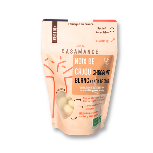 Noix de cajou Chocolat Blanc et Noix de Coco 100G x 10