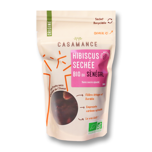 Fleur d'hibiscus séchée 50g x 10