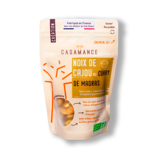 Noix de cajou Curry de Madras 100G x 10